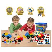 Конструктор Morphun Junior Starter 12 Vehicles Set «Машины», 150 деталей, 4+